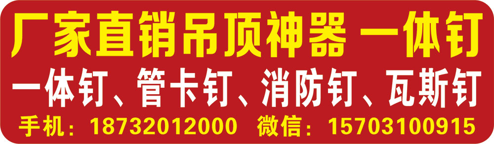 厂家直销吊顶神器 一体钉
